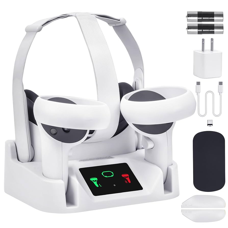 Quest 2 VRヘッドセット 128GB 充電ドックセット Quest 2 VRヘッド