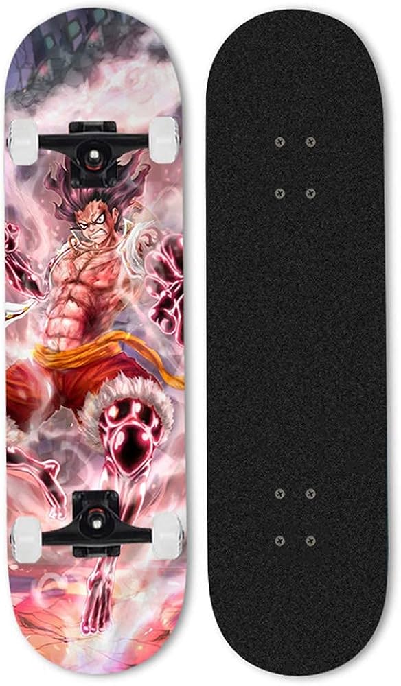 Amazon.co.jp: ZHANGYH スケートボード アニメワンピースルフィ