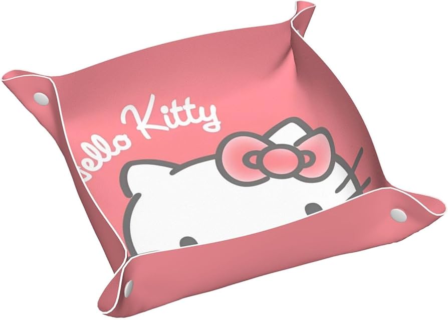 Amazon｜ハローキティ レザートレイ 卓上トレイ トレー ジュエリー