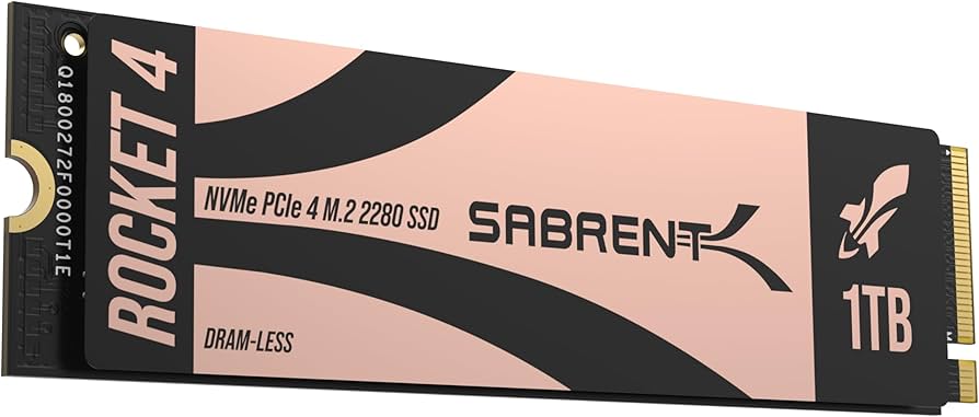 Amazon.com: SABRENT Rocket 4 1TB NVMe SSD PCIe Gen4 M.2 2280