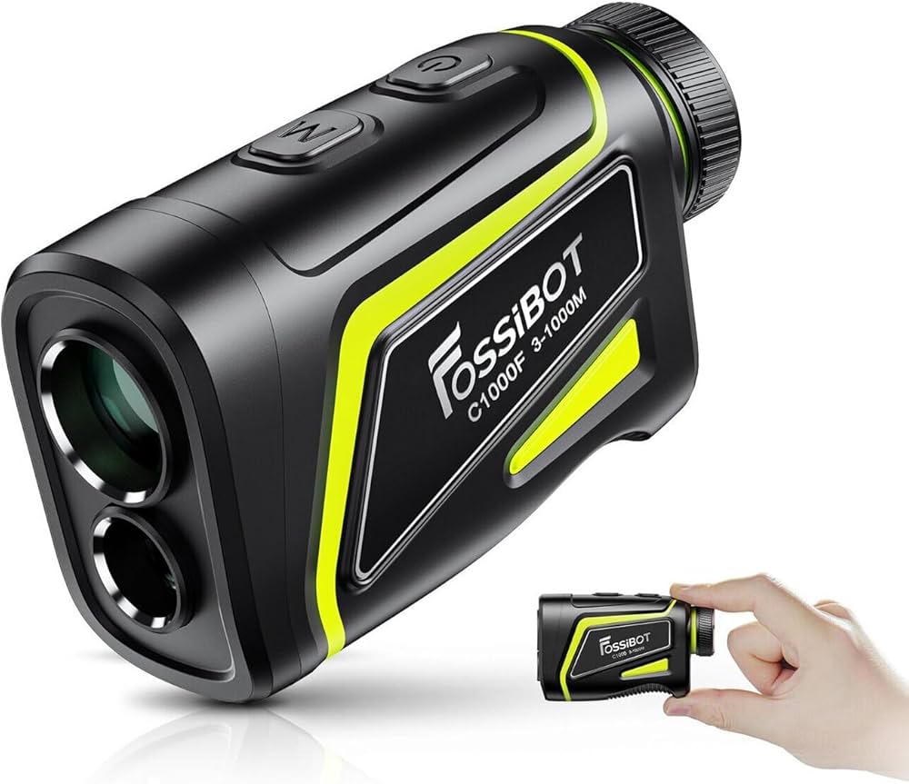 Amazon.co.jp: FOSSiBOT C1000F ゴルフレーザー距離計 3点間測定 LCD黒