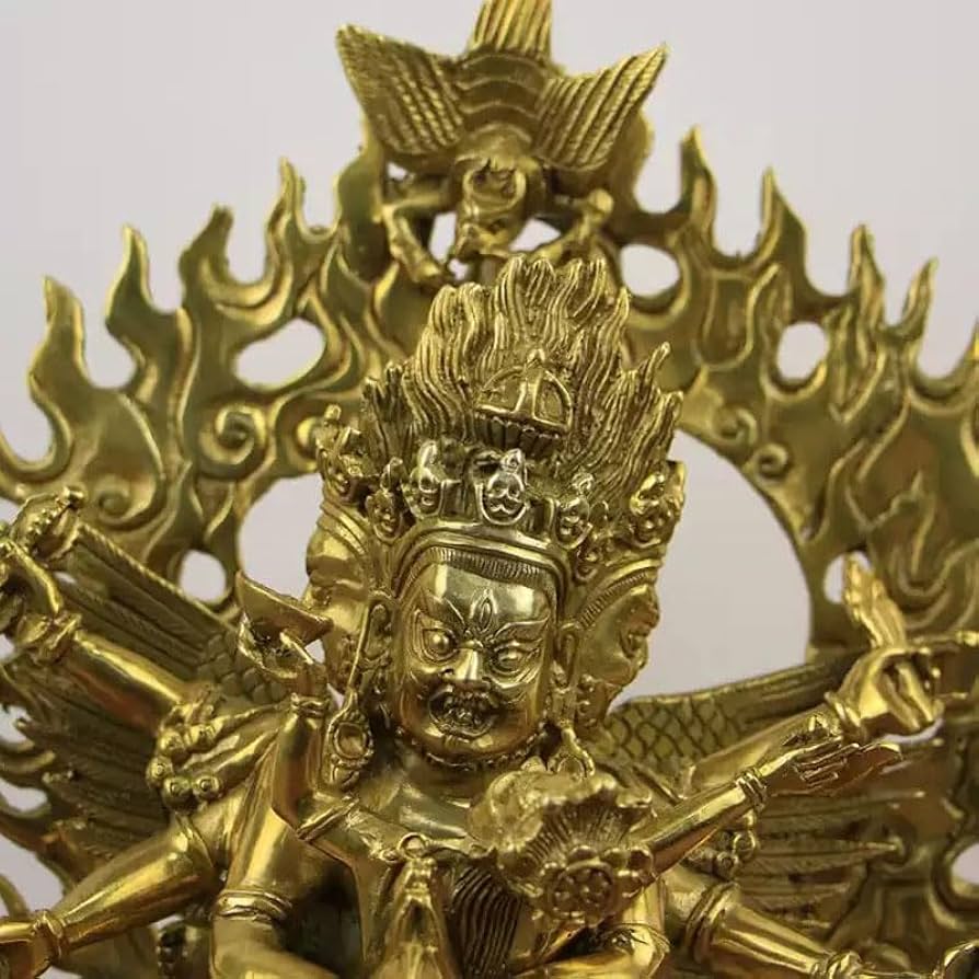 Amazon｜仏像 馬頭観音（馬頭明王）24cm【チベット仏教】観世音菩薩