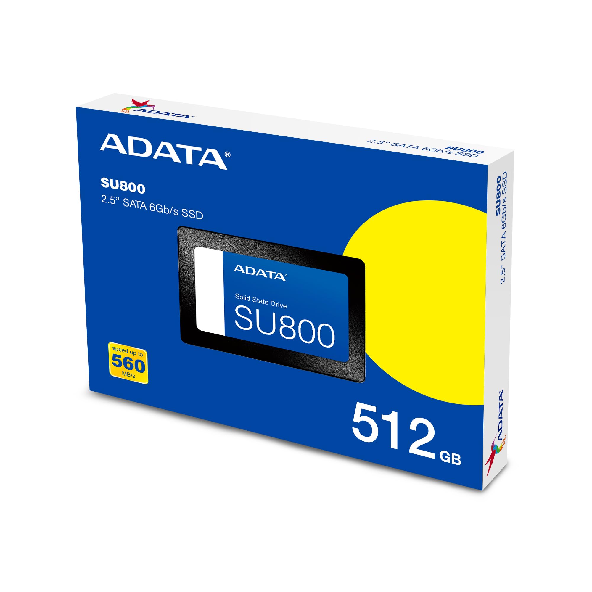 Amazon | ADATA 2.5インチ 内蔵SSD SU800シリーズ 512GB 3D NAND TLC