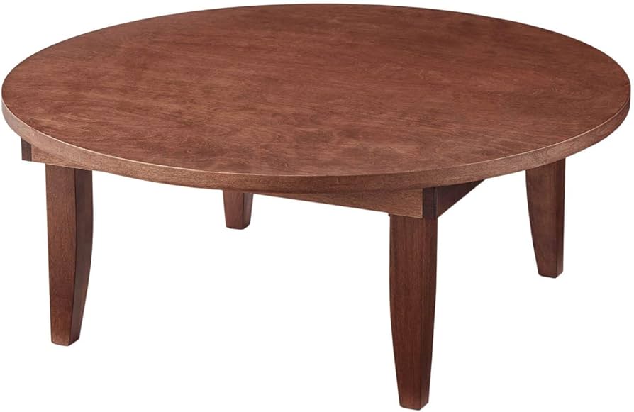 Amazon｜[ベルメゾン] ちゃぶ台 折りたたみ 座卓・ちゃぶ台 径90 高さ