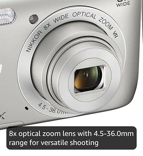 Amazon.com : Nikon COOLPIX S3700 Digital Camera with 8x Optical