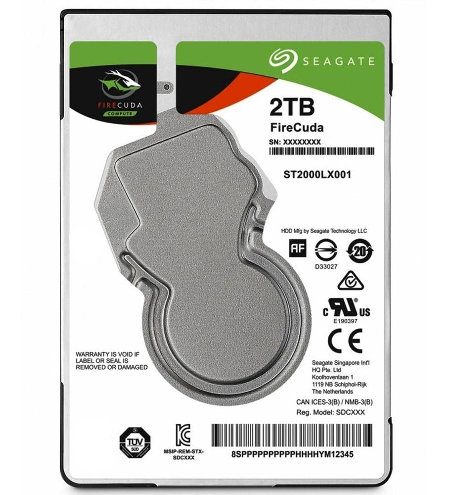 Amazon.com: Seagate (ST2000LX001) FireCuda 2TB Solid State Hybrid