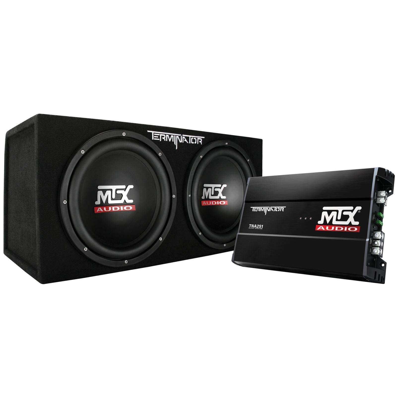 Amazon.co.jp: MTX 12インチ 1200W デュアルバスパッケージ