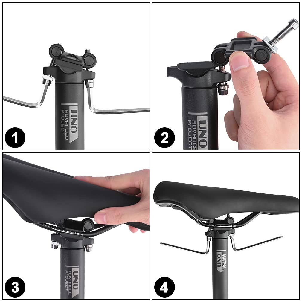 Amazon | BESNIN シートポスト バイクシートポスト 27.2mm 350mm