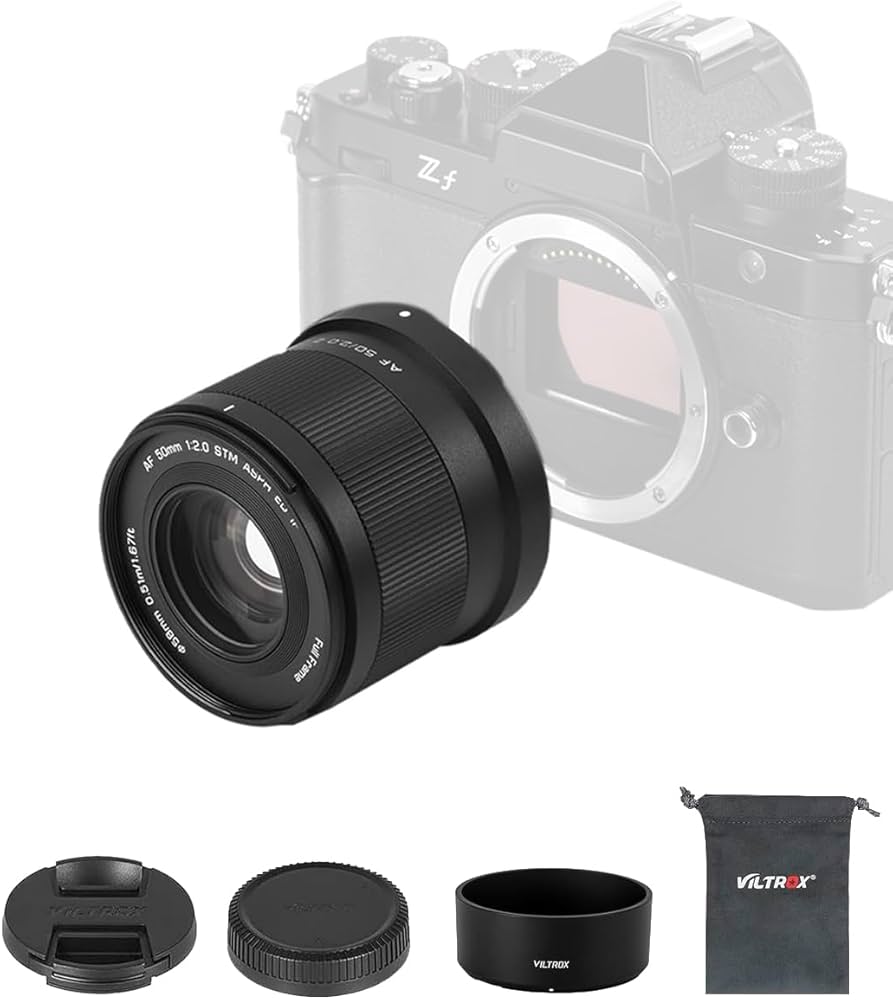 Amazon.co.jp: VILTROX 50mm F2.0 Zマウントフルフレームレンズ、AF