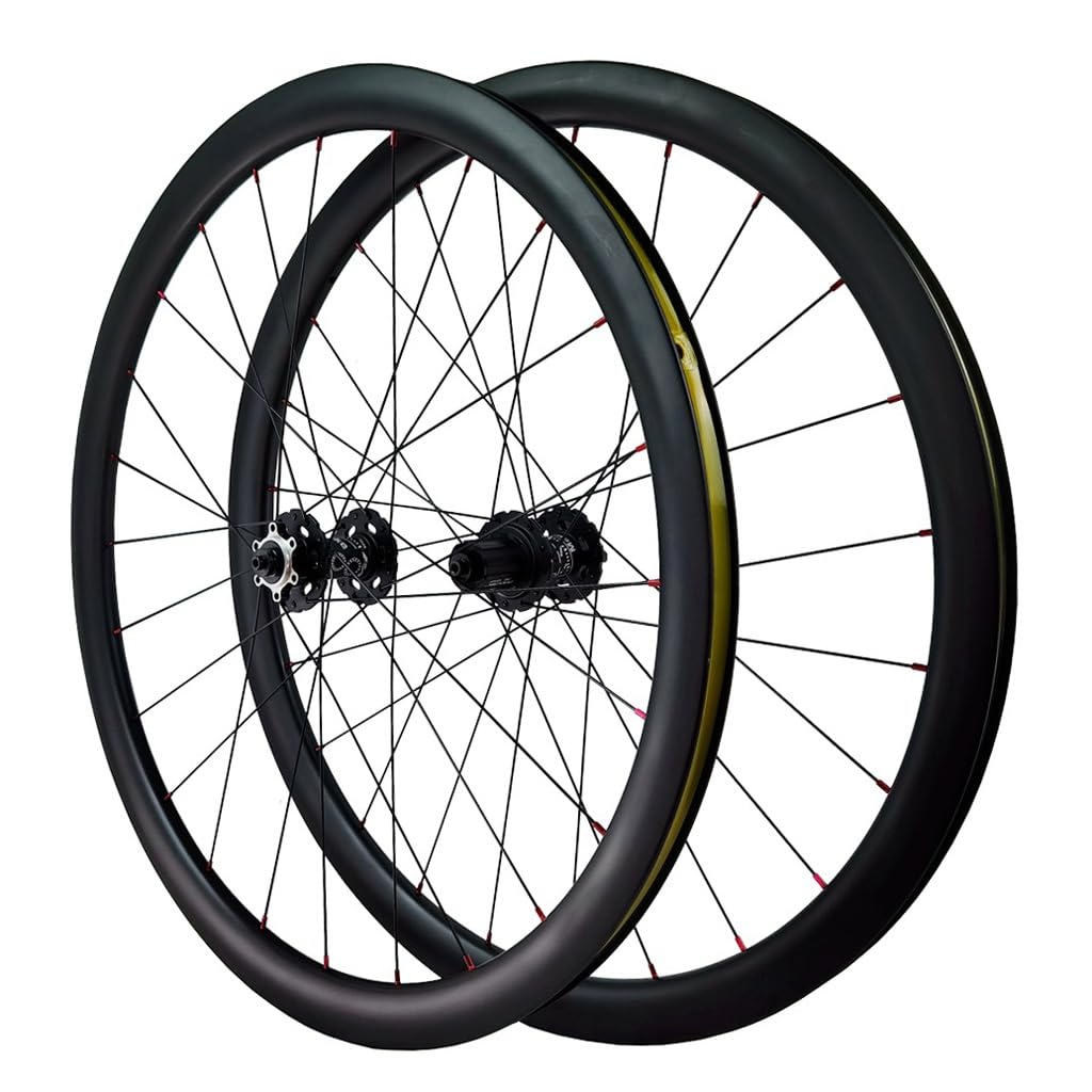 Amazon.co.jp: 700C カーボンロードバイクホイールセット、38