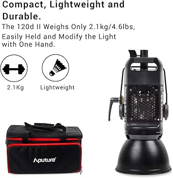 Amazon | Aputure 120D Mark 2 120D II LED 30,000 Lux @ 0.5m 5500k