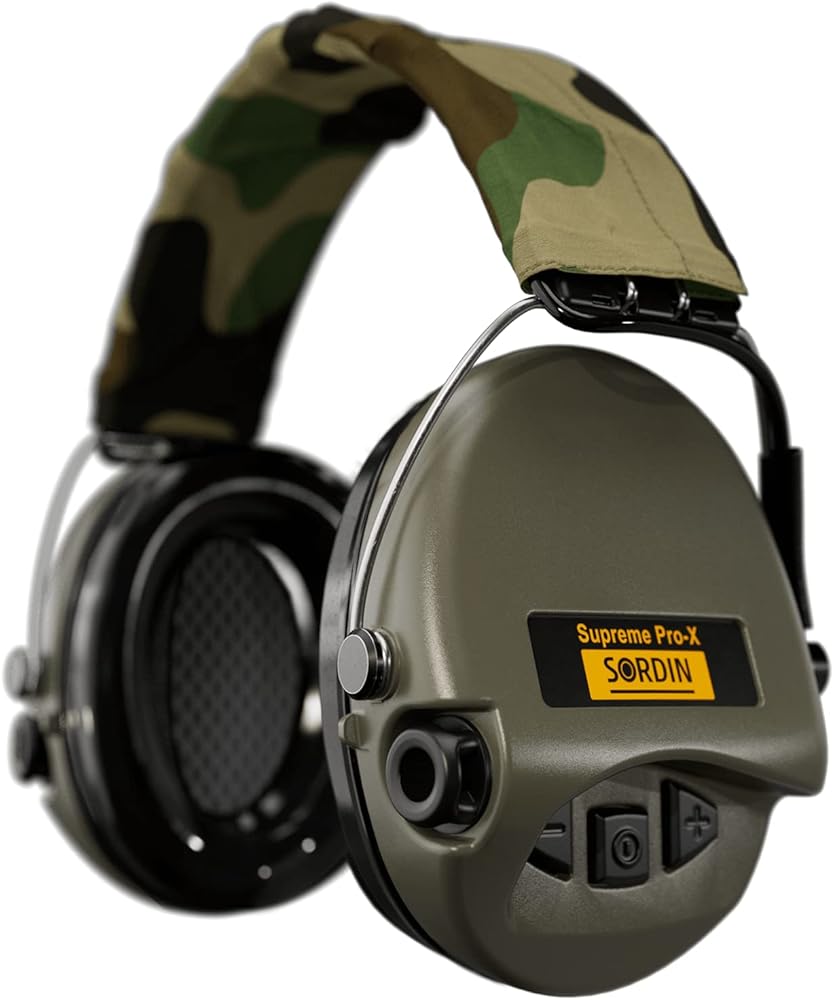 Sordin Supreme PRO X - Active Adjustable Ear Muffs - Hearing