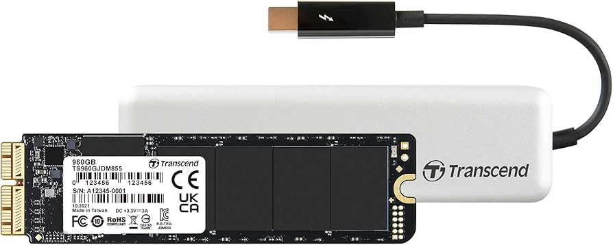 Amazon.com: Transcend TS960GJDM855 960GB JetDrive 855 Thunderbolt
