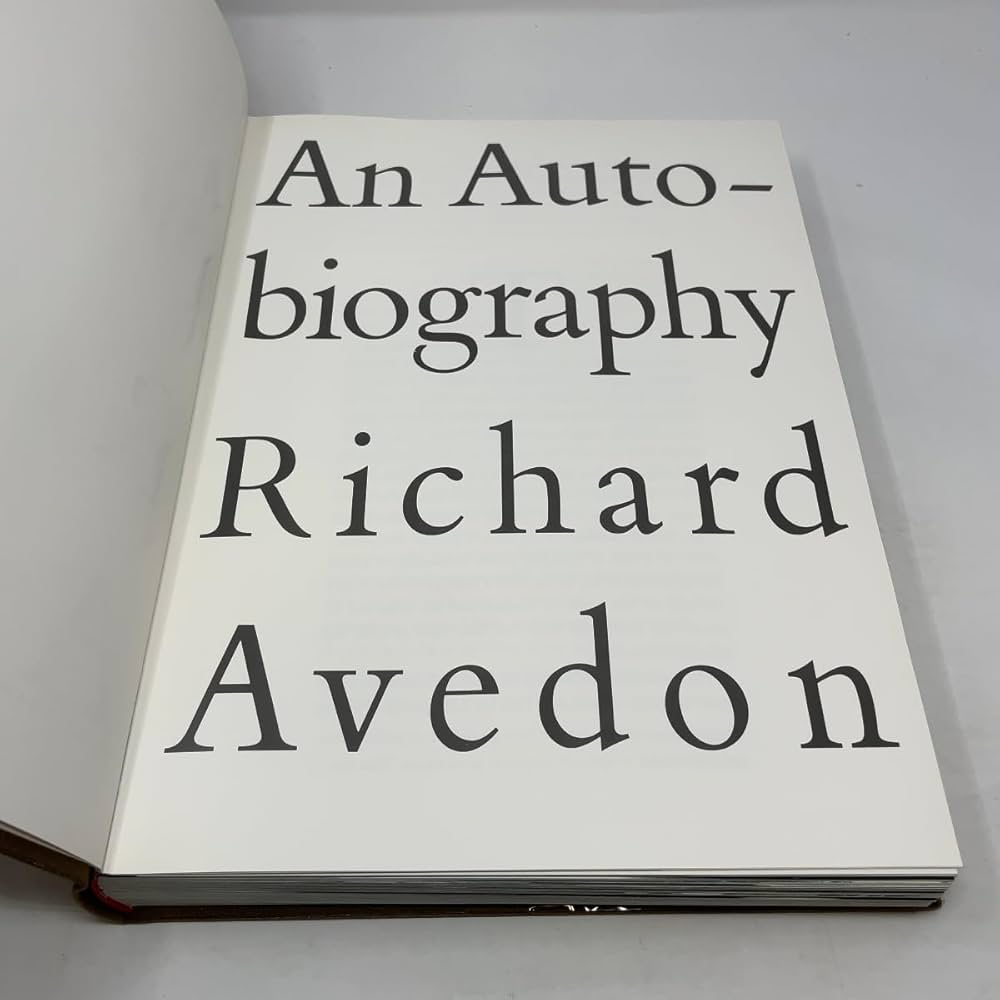 Amazon.com: An Autobiography Richard Avedon: 9780679409212: Avedon
