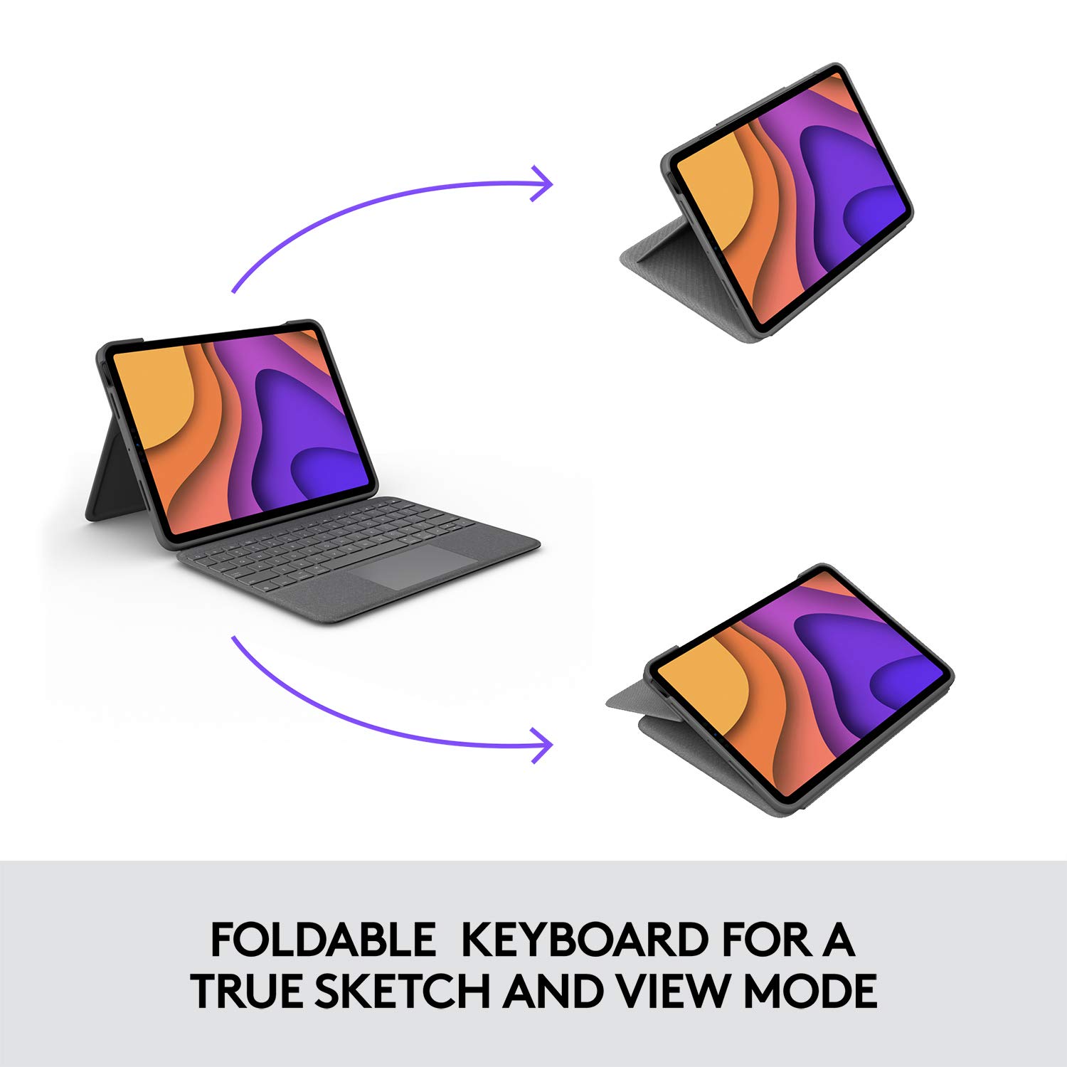 Amazon.com: Logitech Folio Touch iPad Keyboard Case with Trackpad