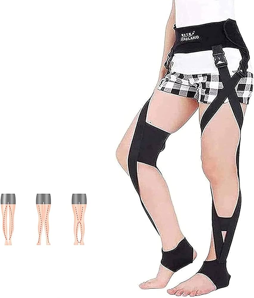 Amazon | O/X脚矯正ベルト姿勢矯正器、調節可能な脚姿勢矯正ゴムバンド