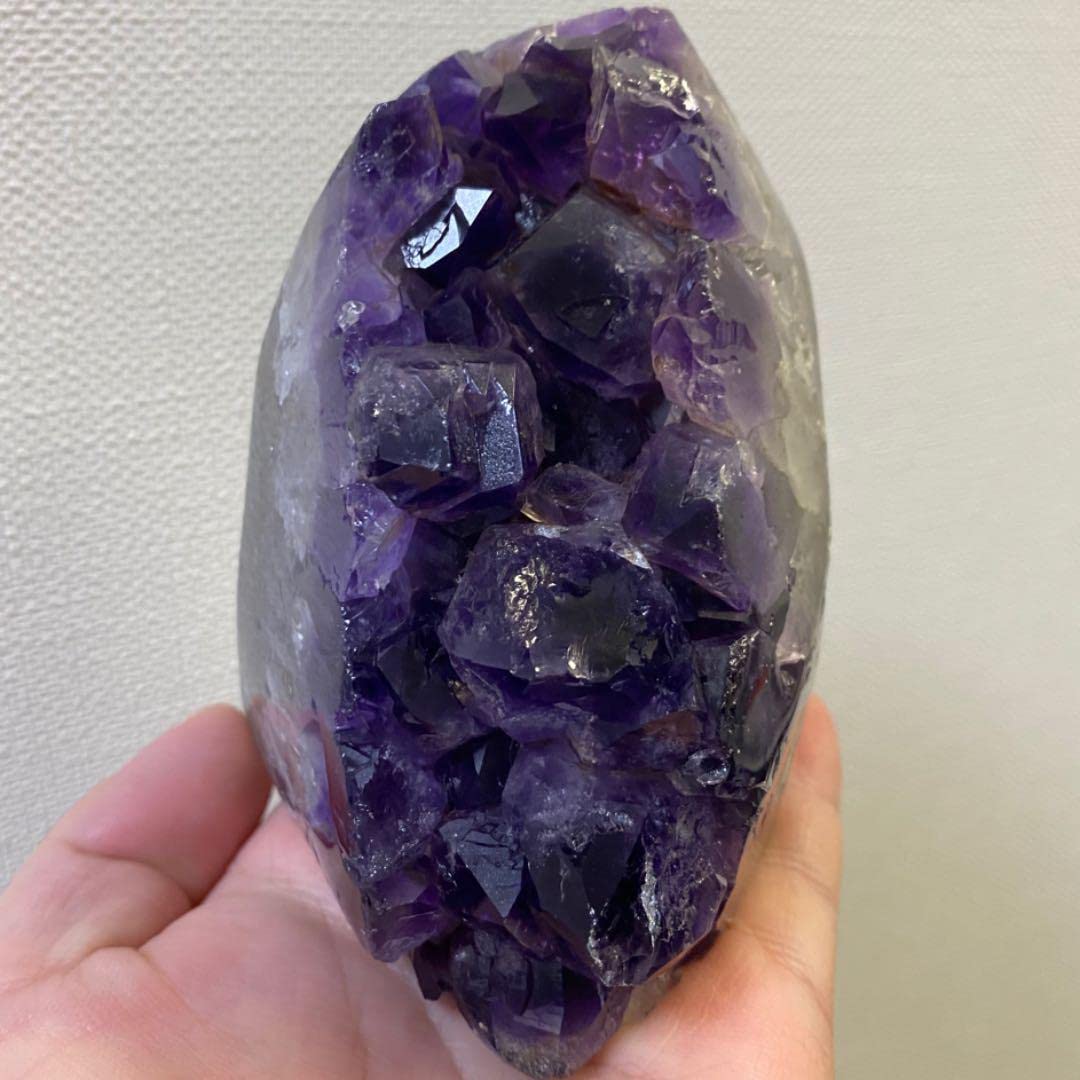 Amazon.co.jp: 絶品濃紫の煌めき キラキラアメジストクラスター