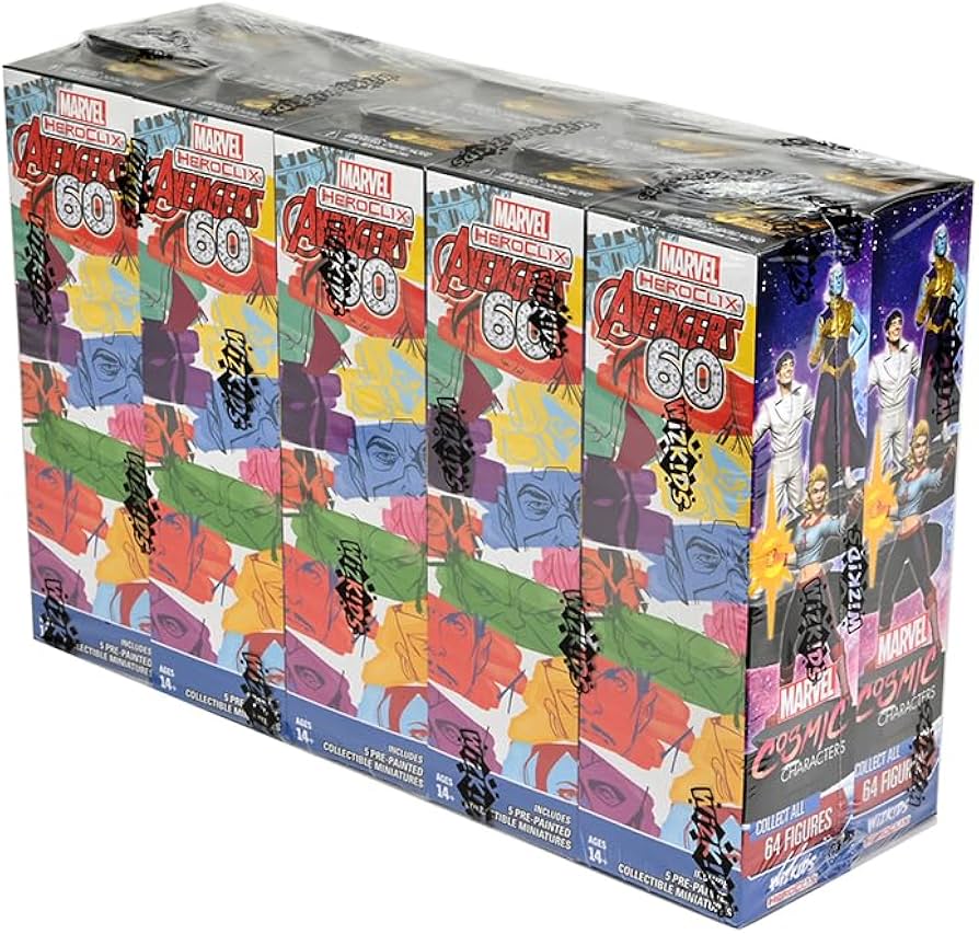 Amazon.com: WizKids Marvel HeroClix: Avengers 60th Anniversary