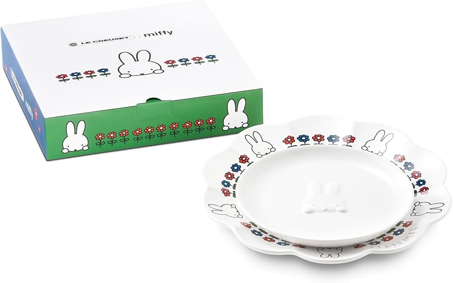Amazon.co.jp: ル・クルーゼ(Le Creuset) ミッフィー プレートセット