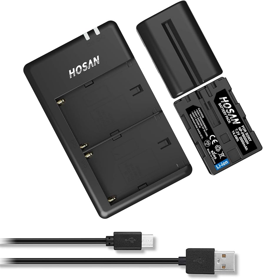 Amazon | HOSAN NP-FM500H 純正互換 バッテリー 2個 + USB充電器 対応