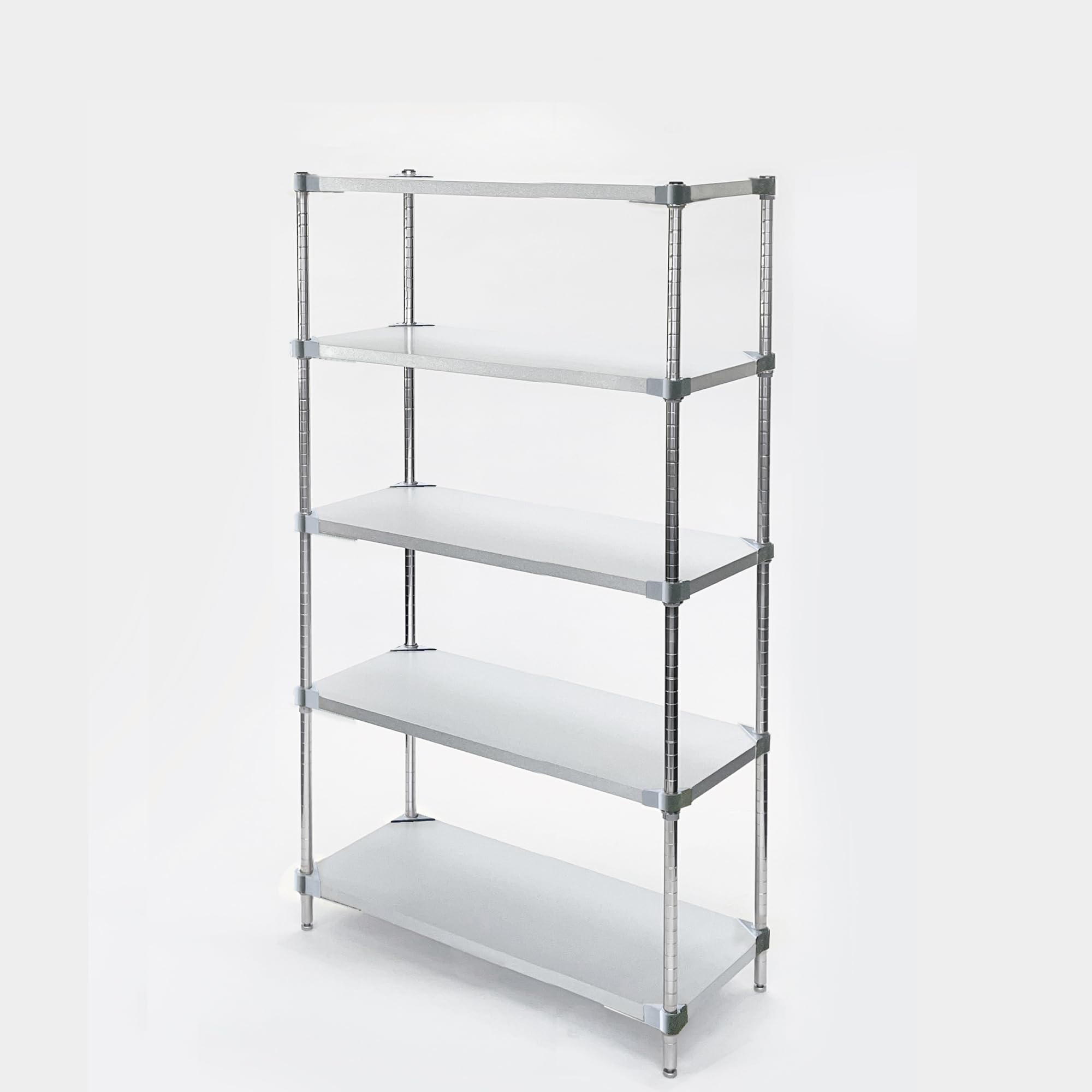 Amazon｜ラック スチールラック メタル シェルフ 棚 キッチン収納 5段