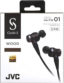 Amazon.co.jp: JVC HA-FW01 CLASS-S WOODシリーズ カナル型イヤホン リ