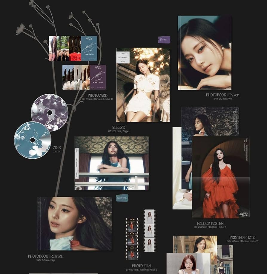 Amazon.com: TWICE TZUYU abouTZU 1st Mini Album Standard Run Ver