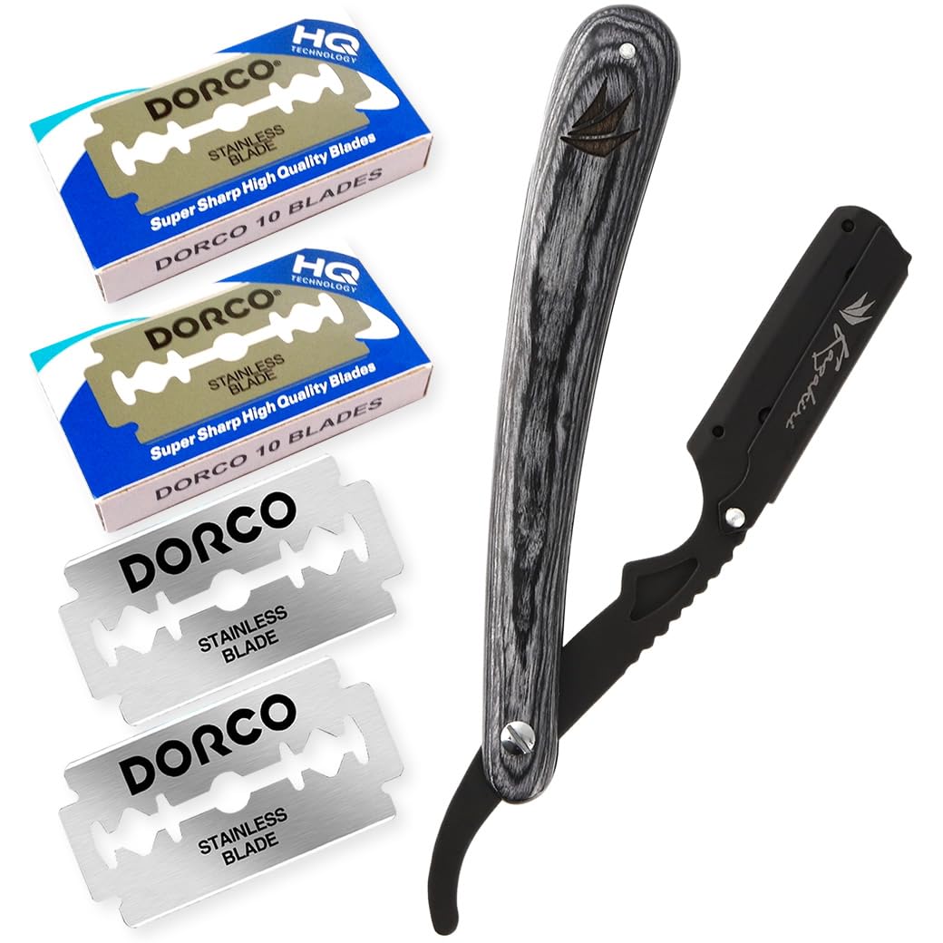 Amazon.co.jp: Kazakiri Espada ウッドハンドル 感動深剃り カミソリ