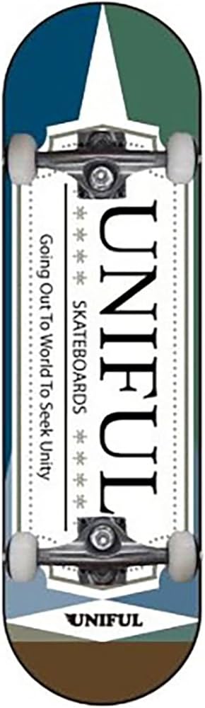 Amazon | UNIFUL(ユニフル) LOGO COMPLETE SET BROWN 8×31.6 ULOC