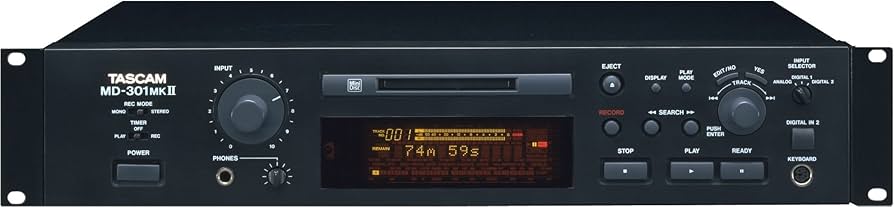 Amazon.co.jp: タスカム TASCAM MD-301MKⅡ 業務用 MDレコーダー