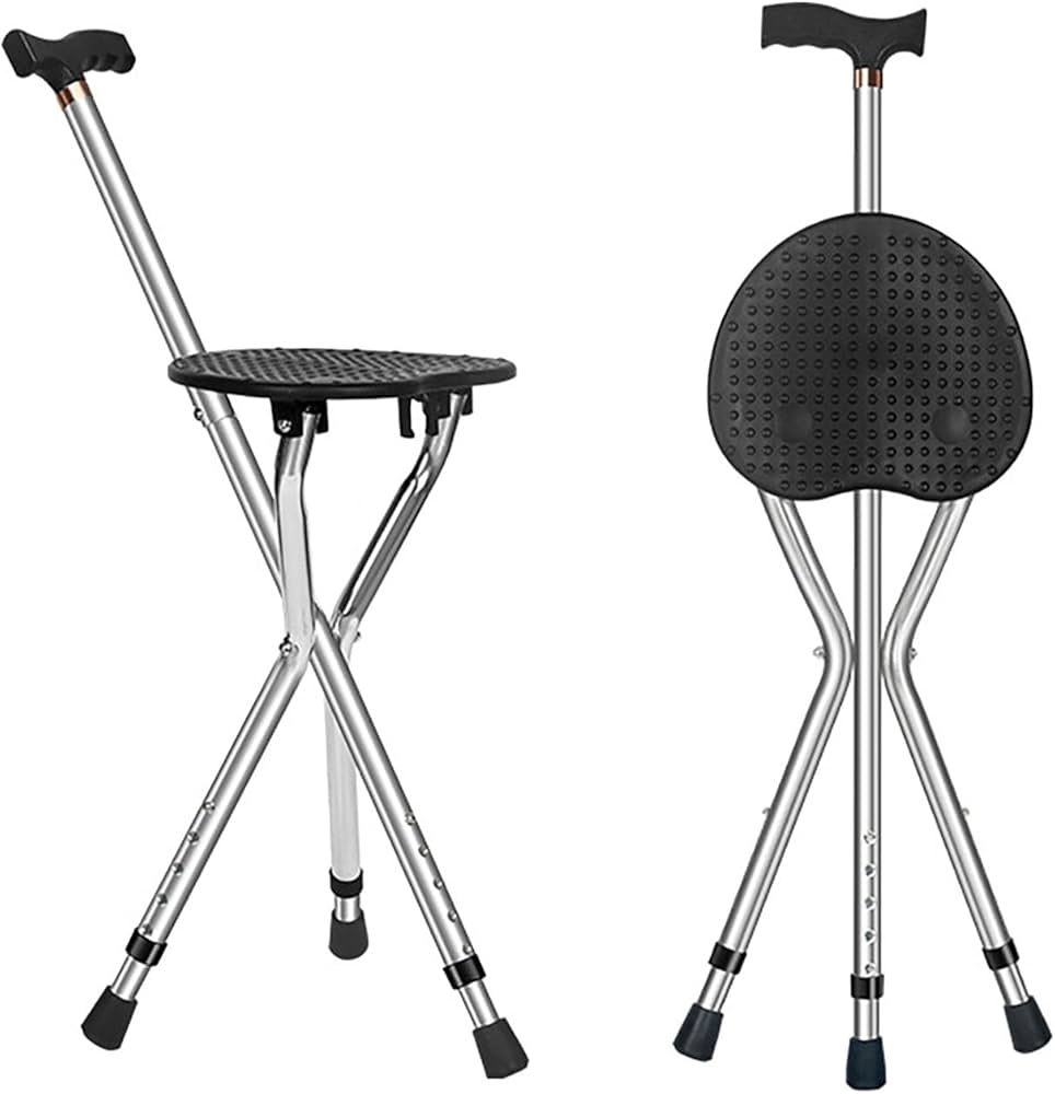 Amazon.co.jp: ステッキチェア 折りたたみ式 ウォーキングスティック