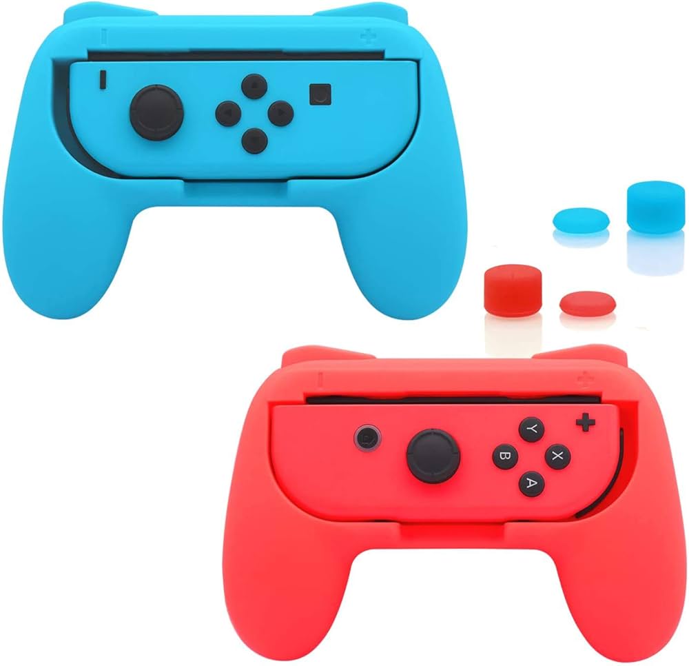 Joy Con Grips para Nintendo Switch, Goma de Joystik , Kit de