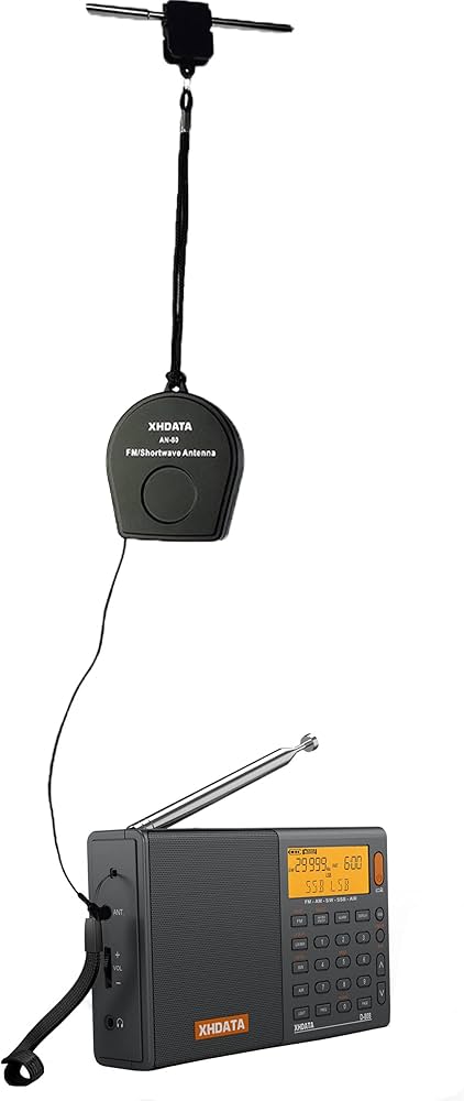 Amazon.co.jp: XHDATA AN-80は短波アンテナ、FM SW外付けアンテナで