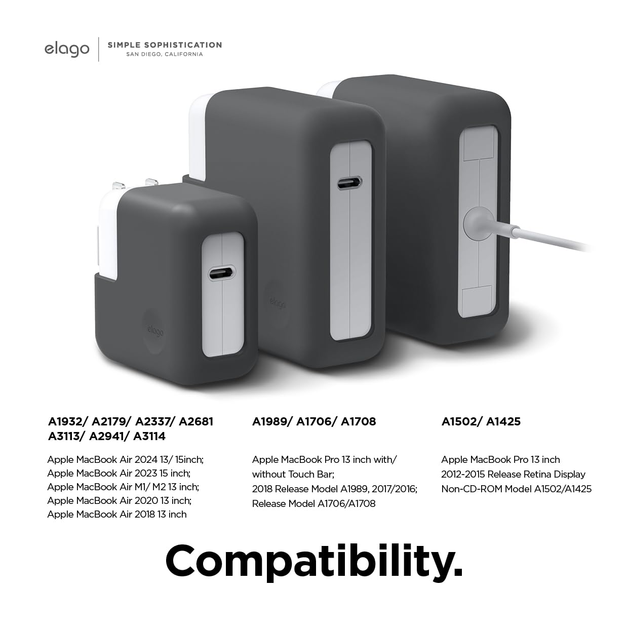 Amazon.com: elago MacBook Charger Cover for MacBook Air 15” A2941