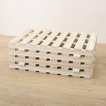 Amazon｜ニトリ(NITORI) ダブル 4つ折り桐すのこベッド CP4 5631526