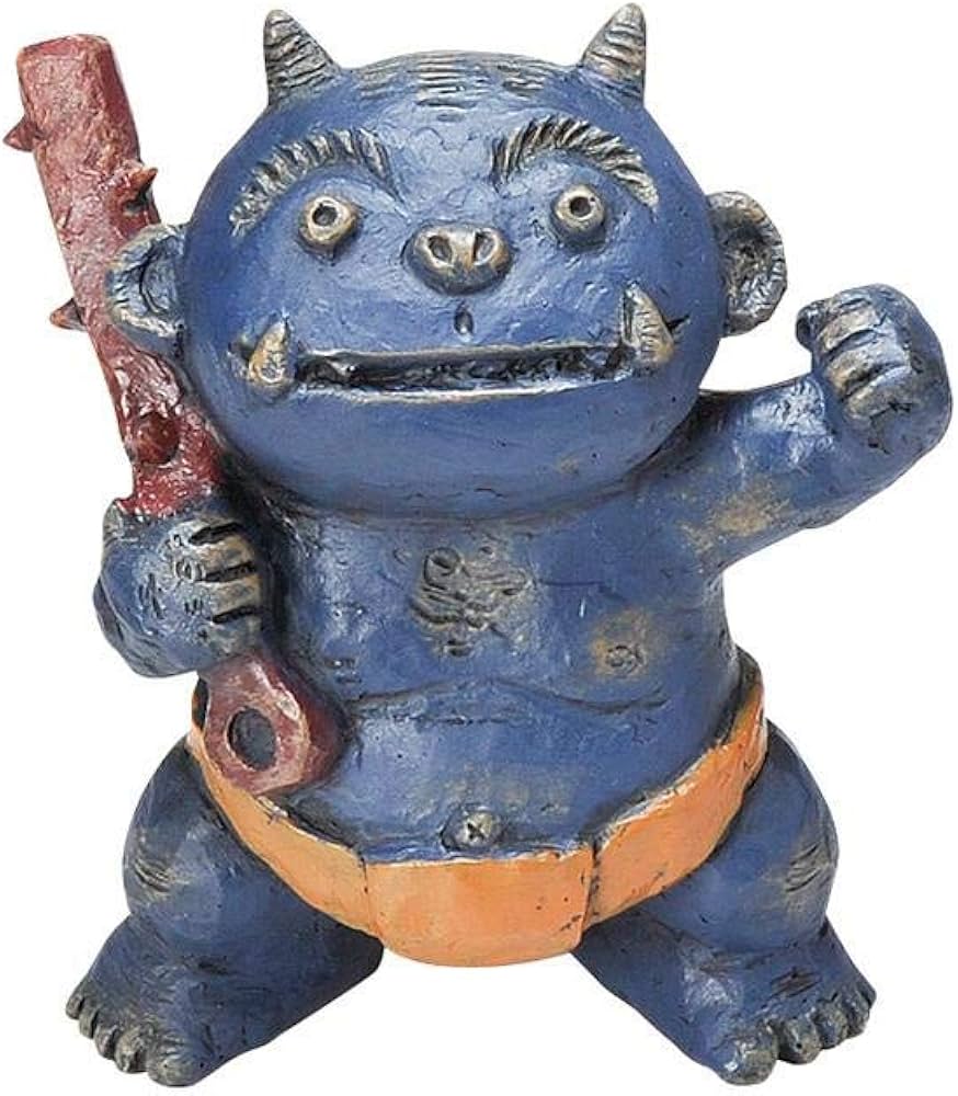 Amazon.co.jp: セトクラフト デザイン置物 鬼組(中)立ち SCZ-1857