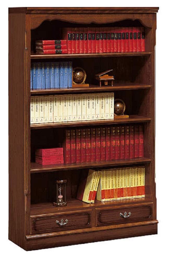 Amazon｜カリモク 書棚・本棚/コロニアル 書棚 幅1104mm （オープン棚