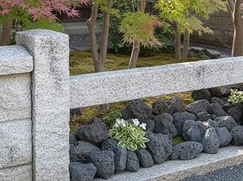 Amazon.co.jp: 溶岩石 黒 ゴロタ石 溶岩 ロックガーデン ブラック