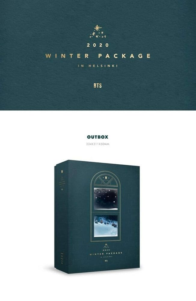 BTS 2020 WINTER PACKAGE DVD+2ea Book+Case+Card Set+Photo Set+Stand