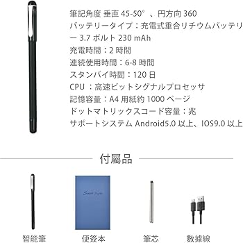 Amazon | Ophayapen smartpen 1-in-1 デジタルペンスマート
