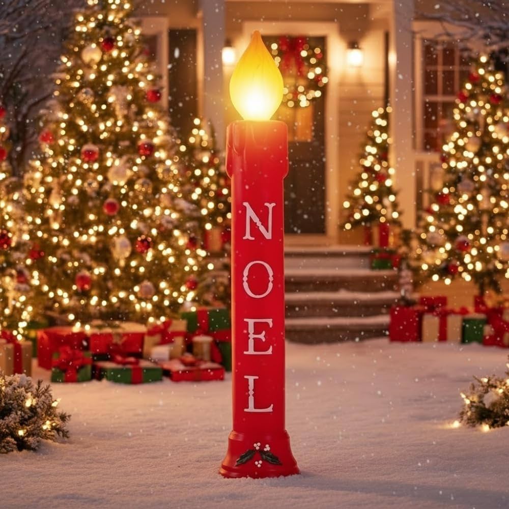 Amazon.co.jp: PMU クリスマスライトアップノエルキャンドル - ブロー