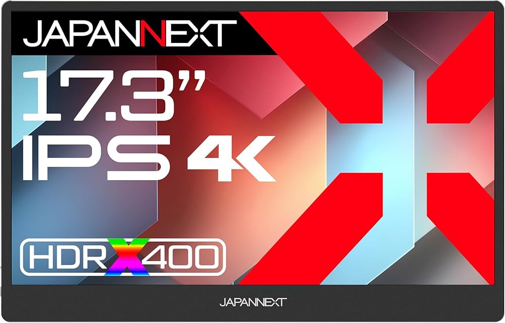 Amazon.co.jp: JAPANNEXT 17.3インチ IPSパネル搭載 4K(3840x2160