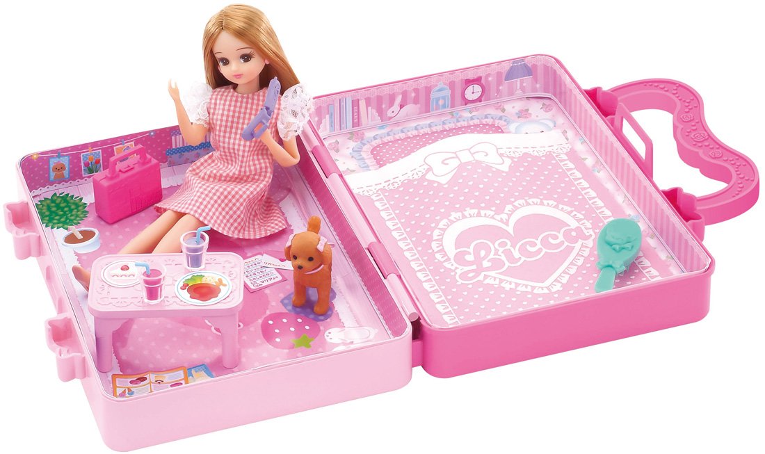 Amazon.co.jp: リカちゃん ドール おへやバッグセット : おもちゃ