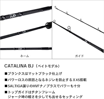 Amazon | ダイワ(DAIWA) ジギングロッド キャタリナ BJ・Y 62HB THRILL