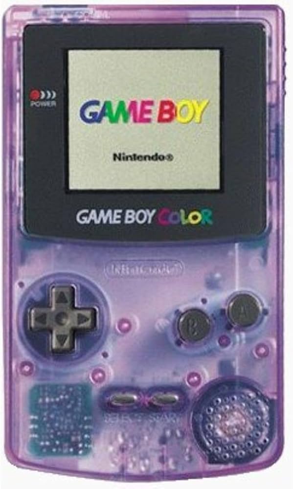 任天堂ゲームボーイカラークリアーパープル 新品スクリーンレンズ 新品