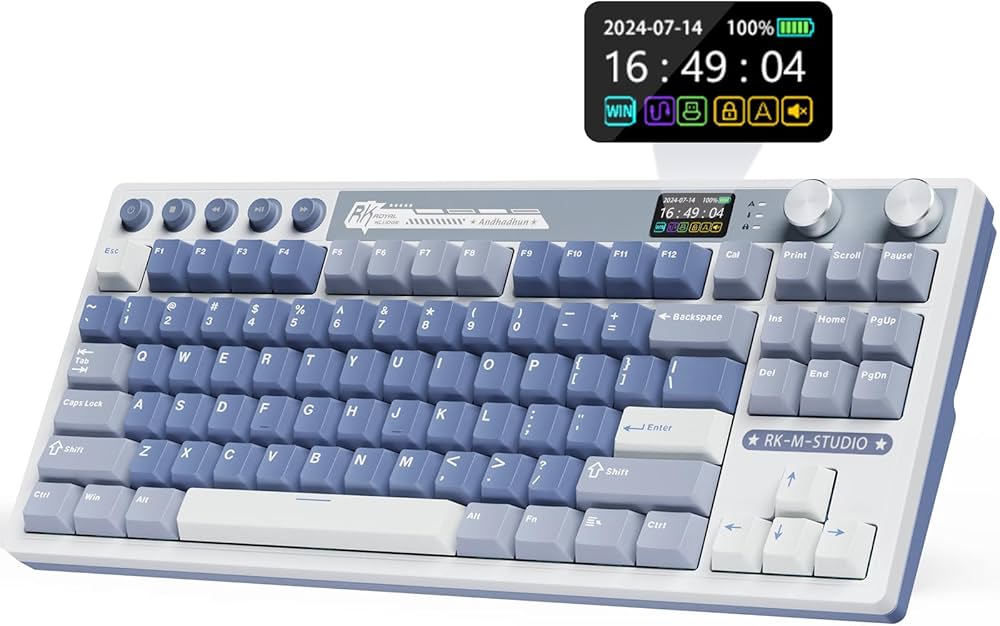 Amazon | RK ROYAL KLUDGE M87 ワイヤレスゲーミングキーボード