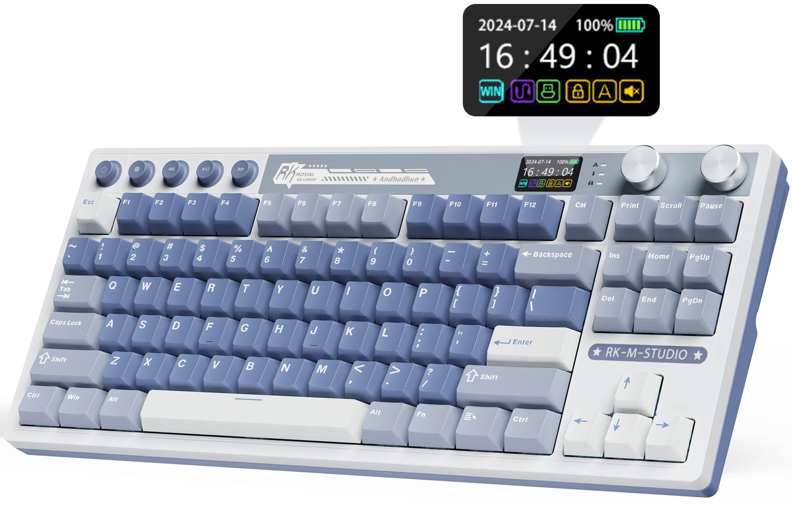 Amazon | RK ROYAL KLUDGE M87 ワイヤレスゲーミングキーボード