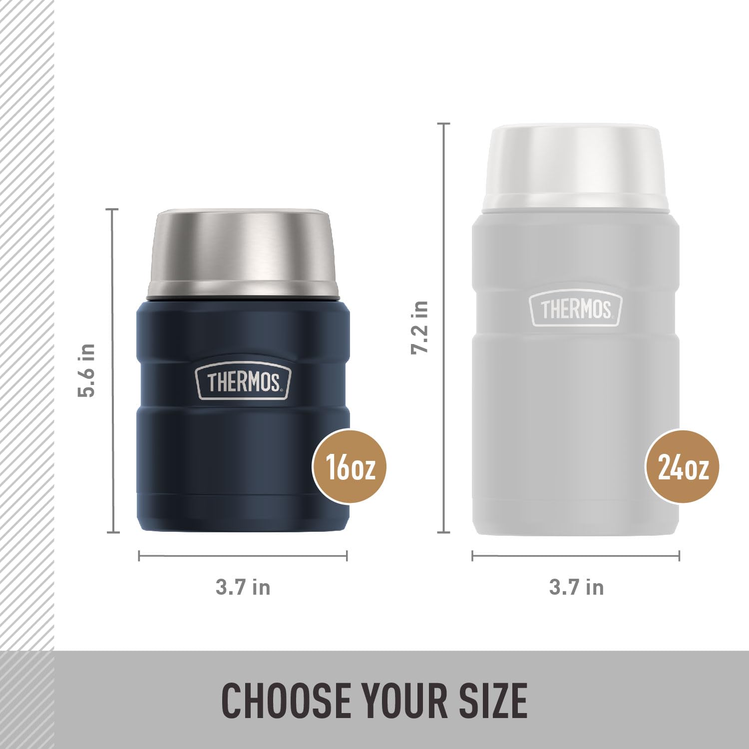 Amazon.com: THERMOS Stainless King Vacuum-Insulated Food Jar with