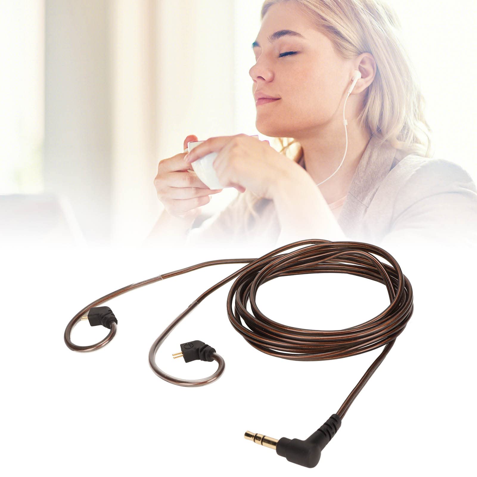 Amazon | ヘッドホンケーブル交換用、120cm/47.2インチ ライン長3.5mm