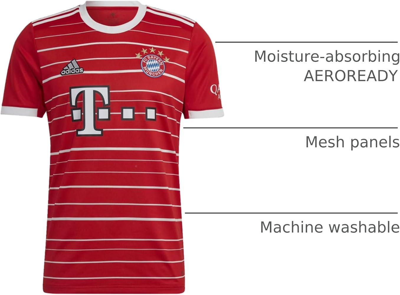 Amazon.com: adidas FC Bayern 22/23 Home Jersey (as1, Alpha, xx_l